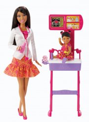 Barbie Careers Doctor African-American Doll Playset