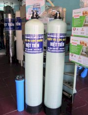 Lọc nước nước giếng khoan sử dụng bình lọc áp lực composite Việt Tiến