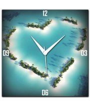 Amore Love Heart 4 Wall Clock