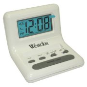 Westclox LCD Alarm Clock with Light on Demand