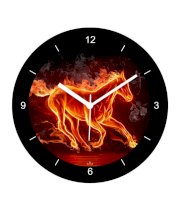 Regent Black Wall Clocks 15