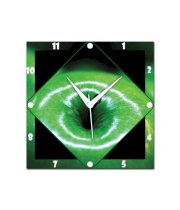 Amore Green Apple Eye Wall Clock