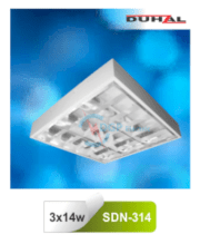 Máng đèn phản quang gắn nổi cao cấp Duhal SDN314