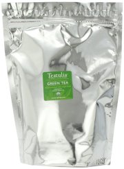Teatulia Organic Single Garden Green Tea, 100-Count pyramid bags