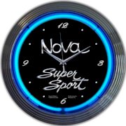 Neonetics Cars and Motorcycles 15" Nova Super Sport Wall Clock