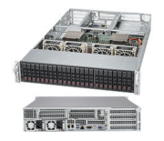 Server Supermicro SuperServer 2028U-TR4T+ (Black) (SYS-2028U-TR4T+) E5-2620 v3 (Intel Xeon E5-2620 v3 2.40GHz, RAM 8GB, 1000W, Không kèm ổ cứng)