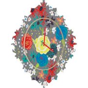 DENY Designs Vy La Blooming Love Wall Clock