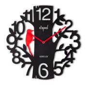 Opal Luxury Time Products 16" Bird Shaped Pendulum Designer Wall Clock