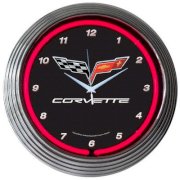 Neonetics Cars and Motorcycles 15" Corvette C6 Wall Clock