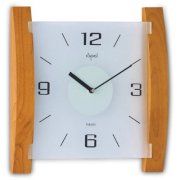 Opal Luxury Time Products Frosted Glass Wall Clock
