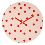 DENY Designs Garima Dhawan Vintage Dots Wall Clock