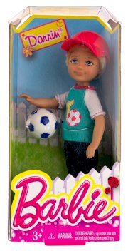 Darrin w/ Soccer Ball: Barbie Chelsea & Friends Summer Dreamhouse Collection ~5.5" Doll Figure