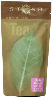 Stash Tea Double Bergamot Earl Grey Loose Leaf Tea, 3.5 Ounce Pouch