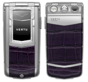 Vertu Ayxta Sapphire Keys Diamond Trim Purple Alligator