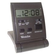 Westclox Travel LCD Alarm Clock