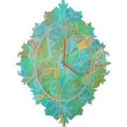 DENY Designs Stephanie Corfee Secret Garden Wall Clock