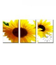 Design 'O' Vista Bright Sunflower Wall Clock