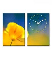 Design 'O' Vista Poppy Wall Clock