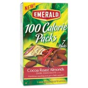 100 Calorie Pack Dark Chocolate Cocoa Roast Almonds, .63oz Packs, 7/Box