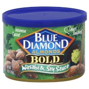 Blue Diamond, Almonds, Bold Wasabi & Soy, 6oz Can (Pack of 2)