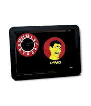 Bluegape Red And Yellow Plastic Abhishek Aggarwal Creative Memes Table Clock