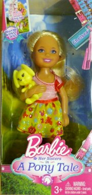 5" Chelsea & Her Yellow Bunny Rabbit from "Barbie in A Pony Tale"