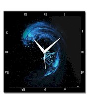 Bluegape Space Surfing Wall Clock