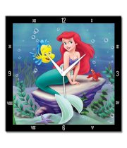 Bluegape Little Mermaid Wall Clock