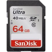 Sandisk SDHC 64GB Ultra Class 10 (40Mb/s)