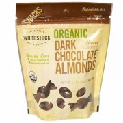 Woodstock Farms Organic Dark Chocolate Almonds (8x6.5 Oz)