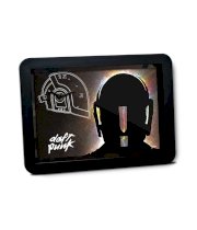 Bluegape Black And Yellow Plastic Devraj Baruah Daft Punk Table Clock