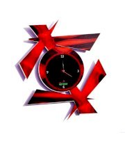 G-land Red Handcrafted Designer Wall Clock