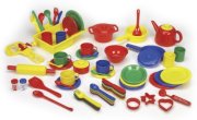 Childcraft Deluxe Kitchen Play Set - 71 Pieces - Assorted Colors