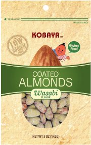 Kobaya Coated Almonds 5oz. (Wasabi)