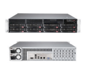 Server Supermicro SuperServer 6028R-TR (Black) (SYS-6028R-TR) E5-2609 v3 (Intel Xeon E5-2609 v3 1.90GHz, RAM 4GB, 740W, Không kèm ổ cứng)