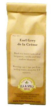 Tudor House Tea & Spice Earl Grey de la Creme Loose Black Tea (2 Ounce Bag)