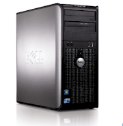 Máy tính Desktop Dell OPTIPLEX 780 MT E06 (Intel Core 2 Quad Q9550 2.83GHz, Ram 8GB, HDD 500GB, VGA Intel GMA 4500, PC DOS, Không kèm màn hình)