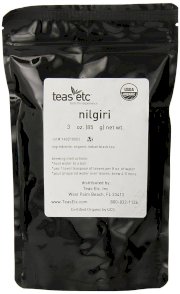 Teas Etc Organic Black tea, Nilgiri, 3-Ounce