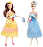 Disney Princess Tea Time Belle and Cinderella Doll Giftset