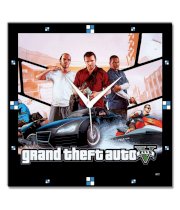 Bluegape Grand Theft Auto 5 Wall Clock