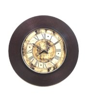Grv Wooden Vintage Wall Clock 24