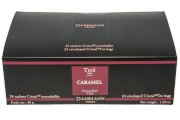 Dammann Freres Caramel Flavored Black Tea, 24 Cristal Teabags