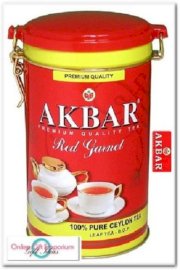 Tea Leaf - Akbar Red Garnet Premium Quality Tea - 100% Pure Ceylon (450 Grams)