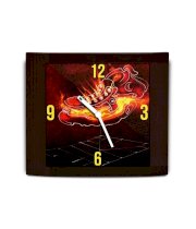 Bgfanstore Devraj Baruah Flame Artwork Shoe On Fire Wall Clock