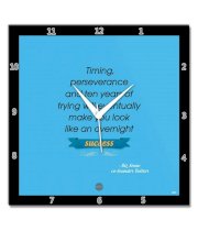 Bluegape Success Quote Twitter Founder Wall Clock