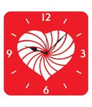 FurnishFantasy Heart Wall Clock 04