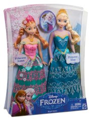 Disney Frozen Royal Sisters Doll, Elsa and Anna, Pack of 2