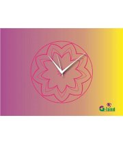 G-land Glwcn104tec Textured Handcrafted Designer Wall Clock