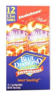 Blue Diamond Almonds Smoke House - Tube 24 Count