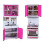 My Modern Kitchen Mini Toy Playset w/ Lights and Sounds, Stove & Sink, Perfect for 11-12" Dolls